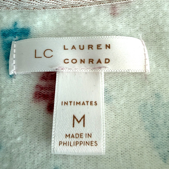Lauren Conrad Womens Intimates Size Med Sleepwear Sweater Holiday Cozy Soft - Picture 4 of 11